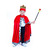 Rappa Kinderkostüm Königsumhang / 3-10 Jahre (104-110 cm)