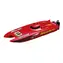 AMEWI Rennkatamaran Adventure rot / RC-Boot / Fernbedienung / 2,4 GHz / Länge 450 mm