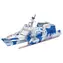 Robotime Holzpuzzle Angriffsschiff Typ 022 / ab 3 Jahren / 48 Teile / Schwierigkeit: niedrig