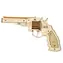 Robotime 3D-Mechanik-Puzzle aus Holz Revolver Corsac / ab 14 Jahren / 102 Teile / Schwierigkeit: niedrig