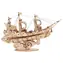 Robotime 3D-Holzpuzzle Militärisches Segelschiff / ab 8 Jahren / 118 Teile / Schwierigkeit: niedrig