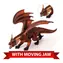 Mojo Animal Planet Feuerdrache mit beweglichem Kiefer / ab 3 Jahren