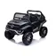 Eljet Kinder-Elektroauto Mercedes Benz Unimog Truck schwarz / 50 W / Geschwindigkeit: 3-5 km-h / Tragfähigkeit: 30 kg