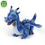 Rappa Plüschdrache 40 cm blau / UMWELTFREUNDLICH / ab 0 Monaten