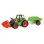 Lena Traktor mit Schaufel und Wagen rot grün / ab 3 Jahren