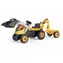 Smoby Builder Max handgeführter Traktor mit Bagger und Trolley / ab 3 Jahren