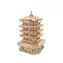 Woodcraft 3D-Holzpuzzle „Yellow Crane Tower“ / 230 Teile / ab 8 Jahren / Schwierigkeitsgrad: einfach