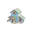 Woodcraft 3D-Holzpuzzle Waldhütte / 22 Teile / ab 8 Jahren / Schwierigkeitsgrad: einfach