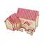Woodcraft 3D-Holzpuzzle Lila Haus / 20 Teile / ab 8 Jahren / Schwierigkeitsgrad: einfach