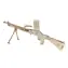 Woodcraft 3D-Holzpuzzle Leichtes Maschinengewehr / 85 Teile / ab 8 Jahren / Schwierigkeit: einfach