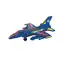 Woodcraft 3D-Puzzle aus Holz Kampfflugzeug F16 / 23 Teile / ab 8 Jahren / Schwierigkeit: leicht