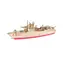 Woodcraft Holz-3D-Puzzle Destroyer 052D / 74 Teile / ab 8 Jahren / Schwierigkeit: einfach