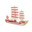 Woodcraft 3D-Holzpuzzle Japanisches Segelschiff / 53 Teile / ab 8 Jahren / Schwierigkeitsgrad: leicht