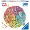 Ravensburger Rundpuzzle Blumen / 500 Teile / ab 12 Jahren