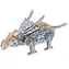Woodcraft Holz-3D-Puzzle Achelousaurus / 54 Teile / ab 8 Jahren / Schwierigkeit: einfach 
