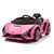Eljet Kinder Elektroauto Lamborghini Sian pink / 25 W / Geschwindigkeit: 3-5 km-h / Tragkraft: 25 kg 