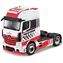 Maisto Custom Rigs- Mercedes-Benz Actros 1851 rot-weiß / Maßstab 1:64 / ab 3 Jahren