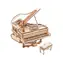 Robotime 3D mechanisches Holzpuzzle Magic Piano / ab 14 Jahren / 223 Teile / Schwierigkeit: schwer