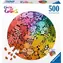 Ravensburger Rundpuzzle: Tropisches Motiv / 500 Teile / ab 12 Jahren
