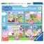 Ravensburger - Puzzle - Peppa Pig auf der Party 4 in 1 / ab 3 Jahren
