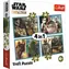Trefl - Puzzle - Mandalorianer und seine Welt 4 in 1 / 35|48|54|70 / 28,5 x 20x5 cm / ab 4 Jahren