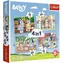 Trefl - Puzzle - Bluey und ihre Welt 4 in 1 / 12|15|20|24 Teile / 28,5 x 20,5 cm / ab 3 Jahren