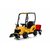 Eljet Kinder Elektroauto Kehrmaschine gelb / 50W / Geschwindigkeit 2-4km/h / Tragkraft 30kg