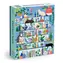 Galison Puzzle Katzenbibliothek 1000 Teile / ab 3 Jahren
