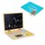 ECOTOYS Holz-Laptop mit magnetischem Monitor - blau / ab 3 Jahren