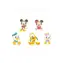 MaDe 12304 - Mickey-Puzzle, 12 x 9,6 x 0,4 cm