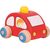 GOKI Holzspielzeugauto mit Hupe, rot / ab 12 Monaten
