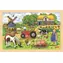 GOKI Holzpuzzle Herr Müllers Bauernhof / 24 Teile / ab 3 Jahren