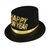 Rappa Mütze schwarz Happy New Year