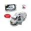  MaDe Auto Polizeiwagen auf Schwungrad mit echter Crew-Stimme / 21 cm / ab 3 Jahren