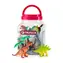Faunica Tierfiguren-Set in Mega Röhre - Dinosaurier / ab 3 Jahren