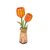 Robotime 3D-Holzpuzzle Orange Tulpe