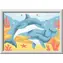 Ravensburger 120232520 CreArt Springende Delfine (mit Glitzersteinen) / Alter ab: 7 Jahren / Version: international
