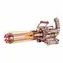 Robotime 3D-Holzpuzzle mit rotierendem Maschinengewehr