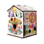 2Kids Toys Aktivitätsbrett Kleines Haus weiß