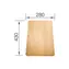 Blanco Zubehör - Schneidebrett Subline 280x430 mm Buche 