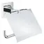 Grohe QuickFix Start Cube - Toilettenpapierhalter mit Deckel, verchromt 