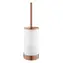 Grohe Selection - Wand-WC-Bürste mit Halterung, Glas/gebürstet, Farbe: Warm Sunset 