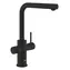 Grohe Blue Pure - Minta Spültischarmatur mit Filterfunktion und Ausziehbrause, Phantom Black 