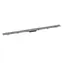 Hansgrohe RainDrain Rock - Lineare Duschrinne 1200 | mit Fliesenraster | Edelstahl 