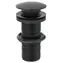 Ideal Standard Accessories - Click-Clack Ablaufgarnitur für Waschbecken ohne Überlauf | schwarz 