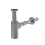 kielle Siphons - Waschbeckensiphon | Durchmesser 32 mm | rund | Metall