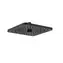 Ideal Standard Idealrain ALU+ - Kopfbrause | 26 x 26 cm | 2 Düsen | seidenmatt schwarz