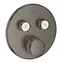 Grohe - Thermostat-Duscharmatur für Unterputzmontage, 2 Ventile, gebürstetes Graphite
