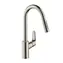 Hansgrohe - Spültischarmatur mit Ausziehbrause, Edelstahloptik