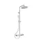 Ideal Standard - Duschset mit Thermostat, Durchmesser 25 cm, 3 Düsen, Chrom